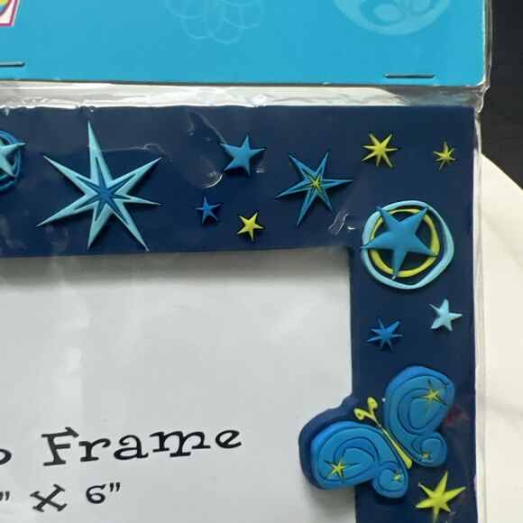 Vintage Capelli Celestial Night 4x6" Rubber Photo Frame Home Decor Accents RARE - Picture 4 of 8